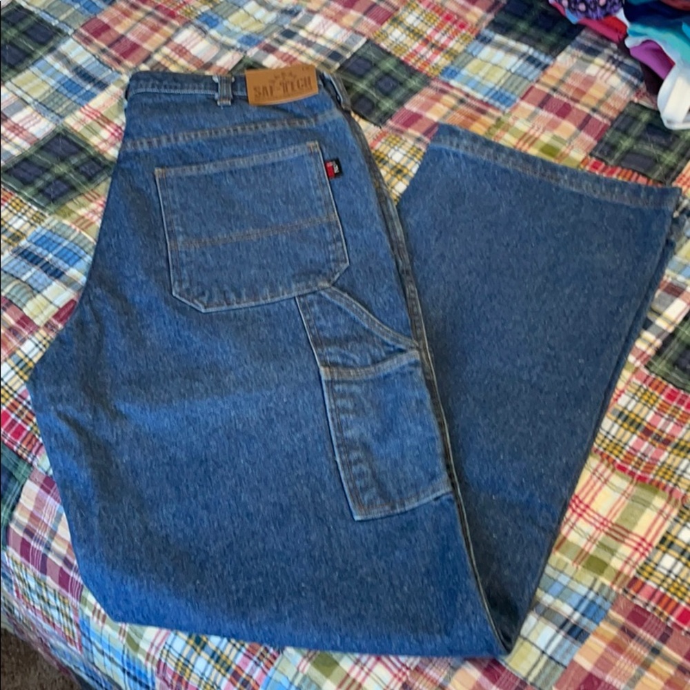 Saf-tech flame resistant denim jeans